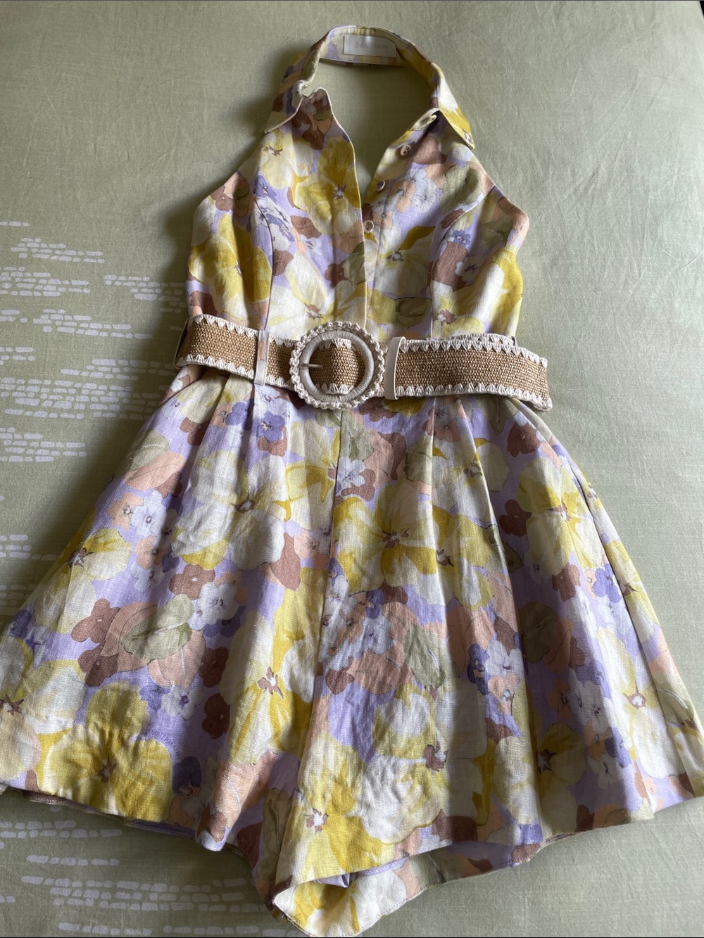 Zimmermann Linen Romper - Size 1
